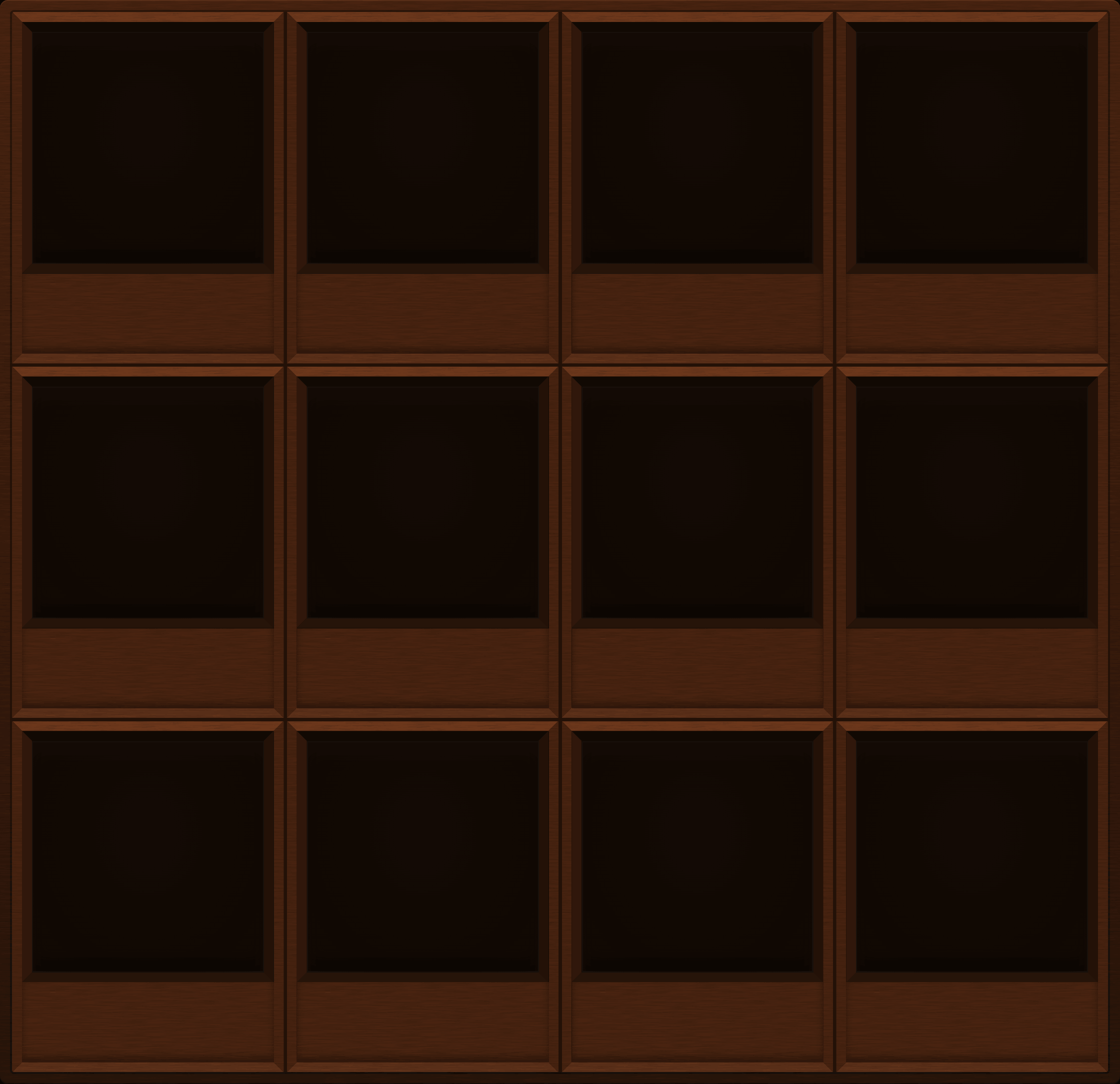 Rust Brown Display Case (3x4)